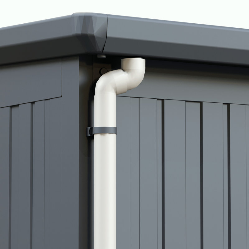 Shirudo Series 7x5 Storage Shed, Gray