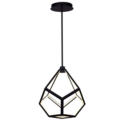 Lustre géométrique à intensité variable Kushma