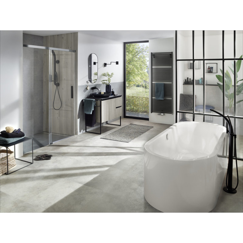 Baignoire de trempage autoportante 67 po. X 30 po. Centro Duo