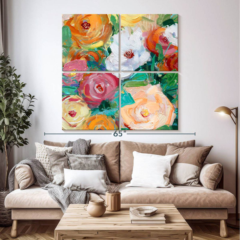Avery Spring Bright Medley, 50" H x 50" W