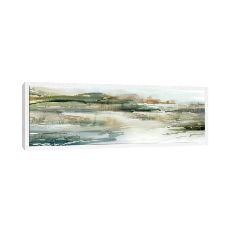 Only For A Moment by Isabelle Z - Panoramic Print on Canvas, 30.48 cm H x 91.44 cm W, White Framed