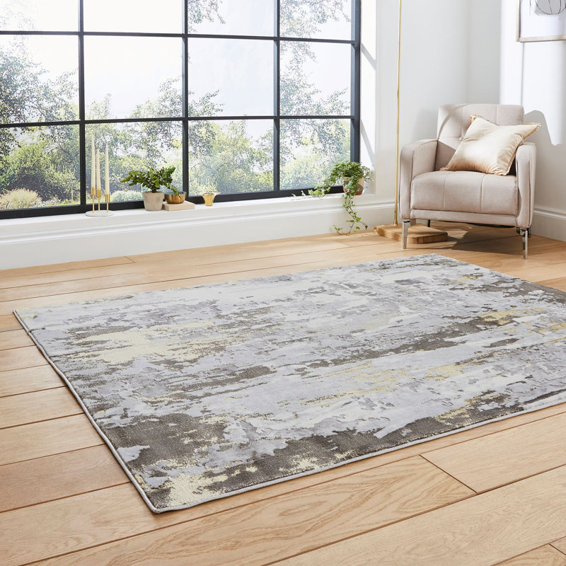 Apollo area rug Machine Woven Rectangle Grey
