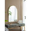  Arched Mirror With Metal Frame, Wall Mirror For Living Room Bedroom Entryway-1469683194-1469683184