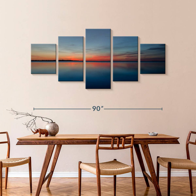 Dramatic Sea Sunset, 42" H x 92" W