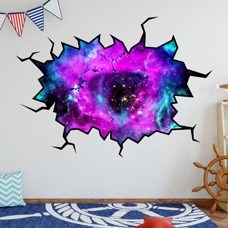 Astrology & Stars Wall Decal, 28" H x 36" W x 0.01" D