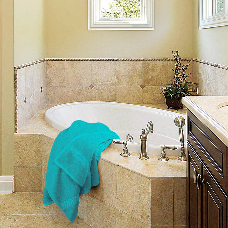 Saladin Bath Towel, Turquoise