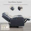 Ensemble de salon inclinable électrique en cuir véritable 2 pièces-319282966