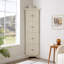 Armoire de rangement à 4 niveaux pour garde-manger d'angle, armoire de rangement haute 8 portes-1260332686