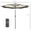 Cowen 265cm Tilt Balcony Parasol