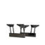 Table basse relevable moderne avec 4 tabourets pour le salon Table de salle à manger extensible 1 rangement caché + 2 tiroirs peu encombrants