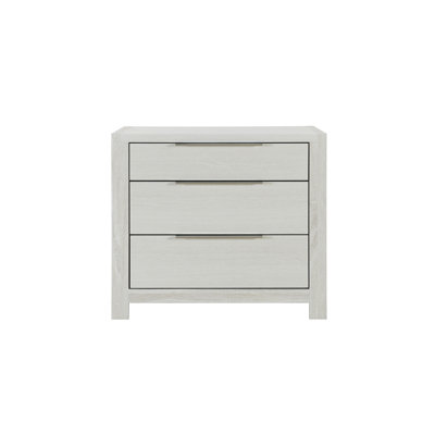 Table de chevet Jehoram Beige, aucun assemblage requis