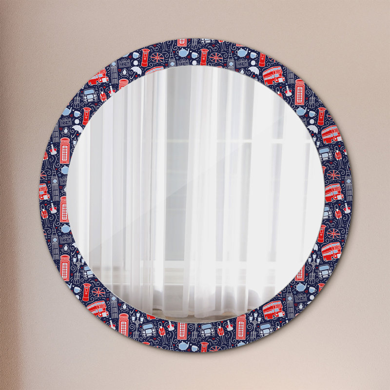 Huldar Glass Flat Wall Mirror