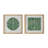 Elos Stone Shadow Boxes Wall Art, Set of 2