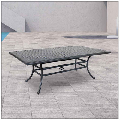 Rectangle Dining Table, Dark Lava Bronze