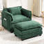 Fauteuil club avec repose-pieds Boucle-1117254346