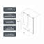 Frameless One Fixed And One Shifted Shower Door,70MM 304 Stainless Steel Large Pulleys With Adjustable Soft Closing Function,With Nano Easy Cleaning,Stick Explosion-Proof Menbrance-114613381
