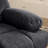 Manual Rocker Reclining Loveseat With Center Console, Plush Cat-proof Fleece Upholstery, Hidden Storage & Charging Ports-2034898