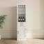 Armoire de bar à vin blanche modulaire avec huche pour salle à manger