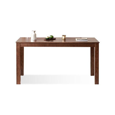 Brown Rectangular  Solid Dining Table For Dining Room/Kitchen