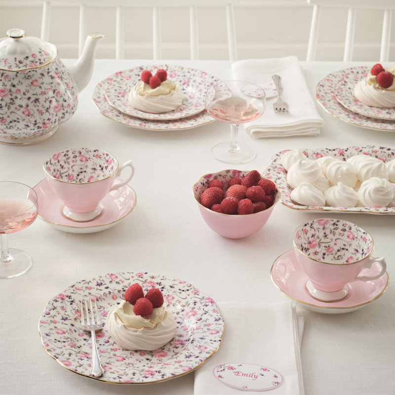 Royal Albert, Rose Confetti - 3 Piece Tea Set