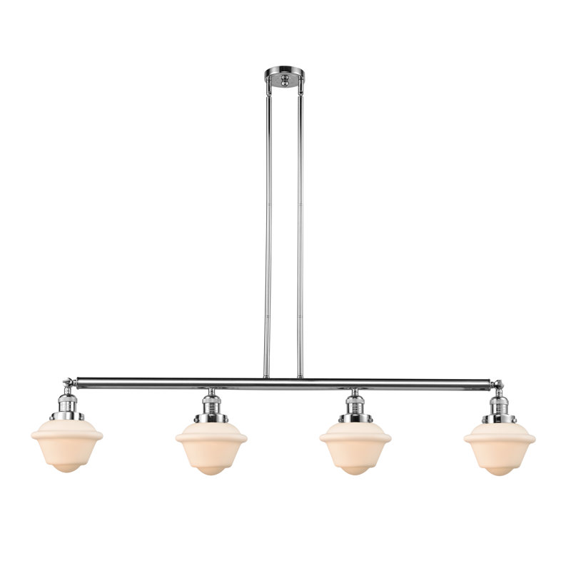 Boligee 4 - Light Polished Chrome Kitchen Island Pendant, Seedy, No Bulb Included