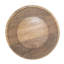Assiette de présentation en bois fabriquée à la main (ensemble de 4)