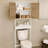 Stockholm Over Toilet Storage Cabinet Dual Doors Open Shelf Space-Maximizing