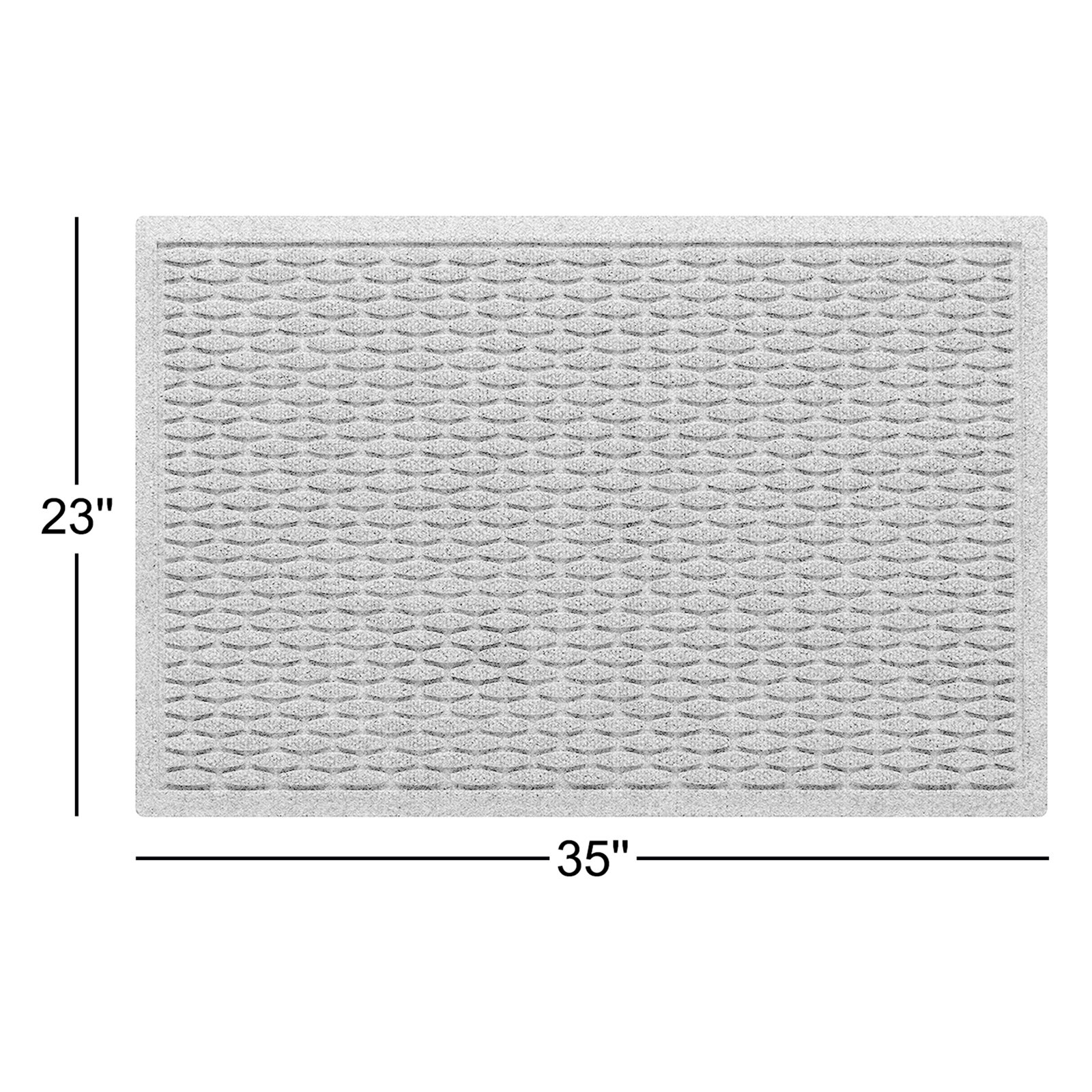 WaterHog Hampton 23" x 35" Doormat, Navy