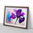 Iris Flower Splash Vol.5 Abstract - Single Picture Frame Print-19601433-19601428