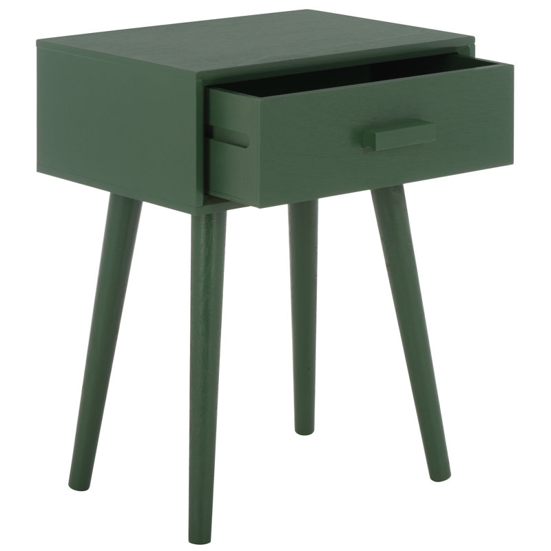 Table de bout avec rangement Dayawati, Vert jardin
