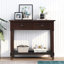 Console de style traditionnel avec deux tiroirs et une tablette inférieure-1132604930