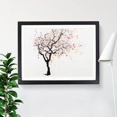 Gentle Tree Abstract - Single Picture Frame Print