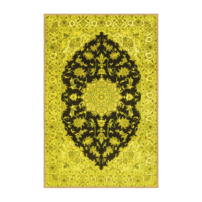 Andrs Washable Floral Indoor Rug