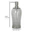 Distributeur de savon compact compact à pompe, accessoire de comptoir décoratif pour lavabo et comptoir de cuisine gris