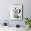 Begins After Coffee, toile encadrée de qualité supérieure - prête à être accrochée-1548004145-1548004146