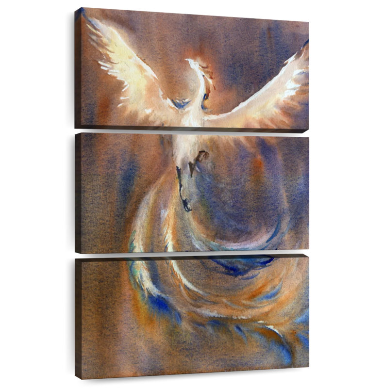 Kelan Rising Phoenix, 57" H x 36" W