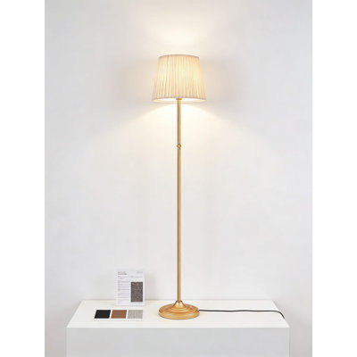 Dimmable Floor Lamp With Remote Control And Foot Pedal, 68-Inch Tall Standing Lamp For Living Room, Adjustable Brightness And Color Temperature LED Reading Light, Sturdy Metal Design