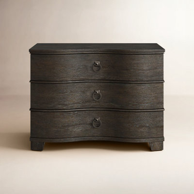 Hayes 3-Drawer Oak Nightstand