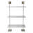 Marias 3-Tier Shelf Lucite 36"W-103079112
