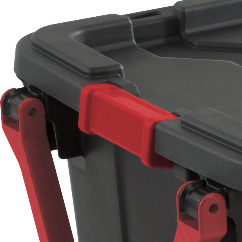 Ensemble de 2 bacs de rangement en plastique