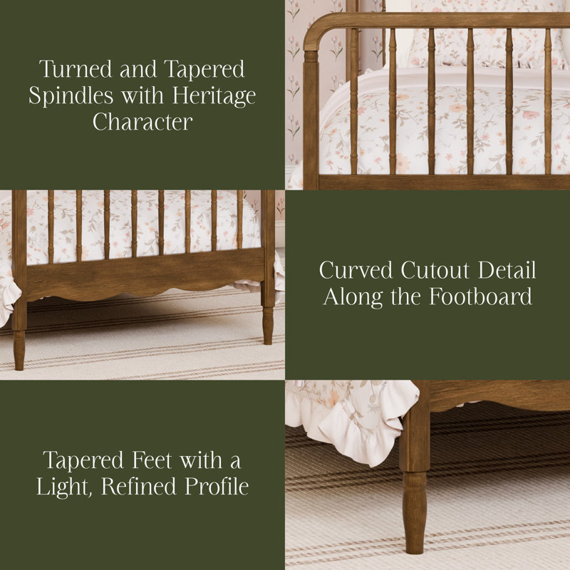 Liberty Bed, Twin, Natural Walnut