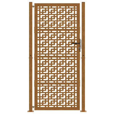 Weathering Steel Gate