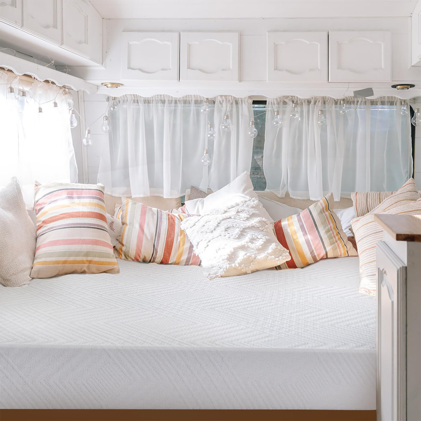 Alwyn Home 8'' Medium Gel Memory Foam RV Mattress for RVs, Campers