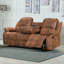Averion 3 Seater Faux Leather Manual Reclining Sofa-666227837
