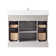 Currahee 42'' Single Bathroom Vanity with Engineered Stone Top