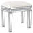Mikayil White Accent Vanity Stool Makeup Vanity Stool Chair -644496128