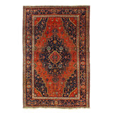 One-of-a-Kind Rectangle 4'3" X 6'8" Hand Knotted Area Rug
