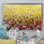 «Red Poppies Flower Field», reproduction sur toile flottante