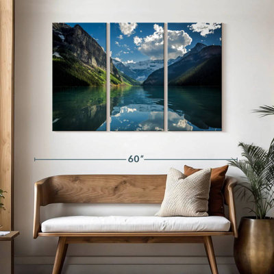 Alvord Lake Louise, reflet du ciel