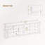 Banc de rangement de rangement pour chaussures Farmhouse